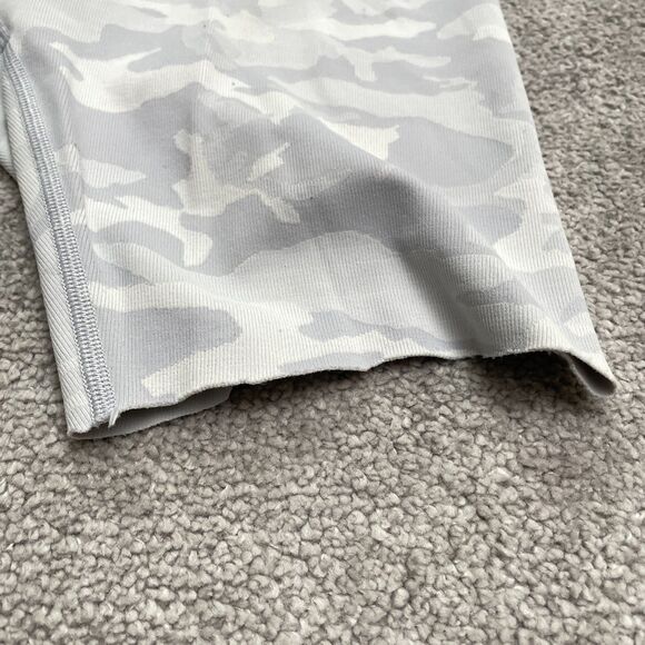 Lululemon Align Compression Biker Shorts Womens 6 Gray Camo Active Athletic Yoga - Picture 6 of 10